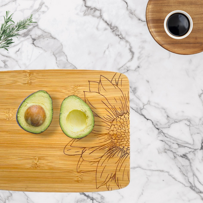 Sunflower Cutting Board